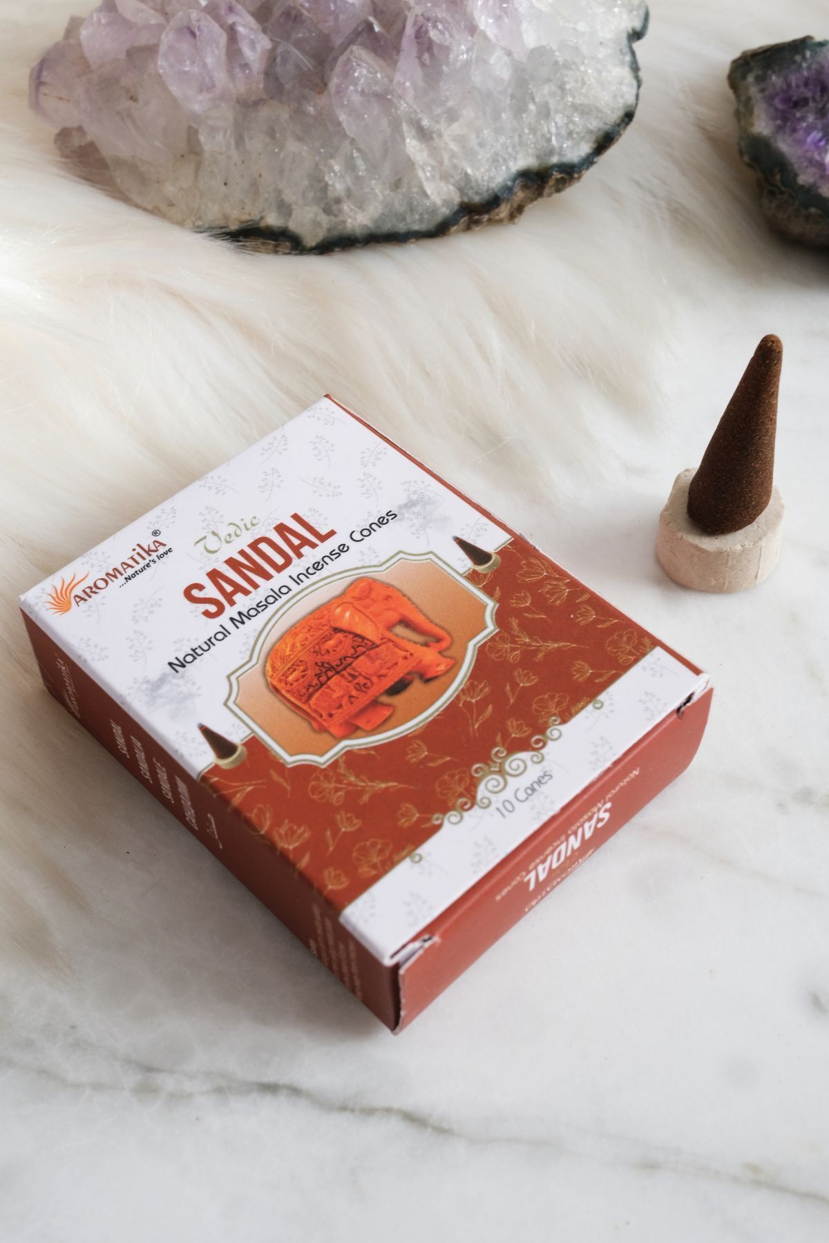 Yuppide Aromatika Sandal Ağacı Konik Tütsü