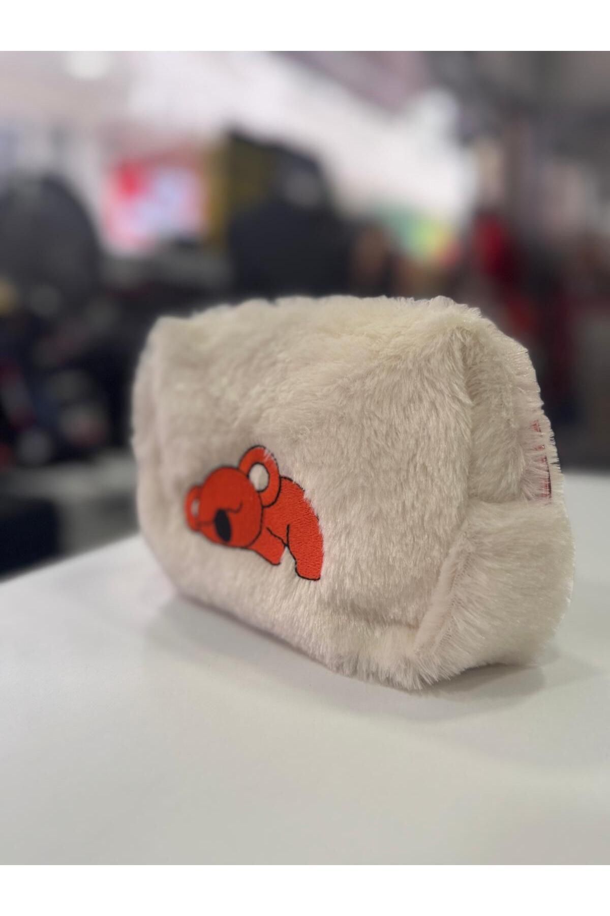 gift plus Günlük Makyaj Çantası Şık Tasarım-16x10x6,50 Cm Peluş