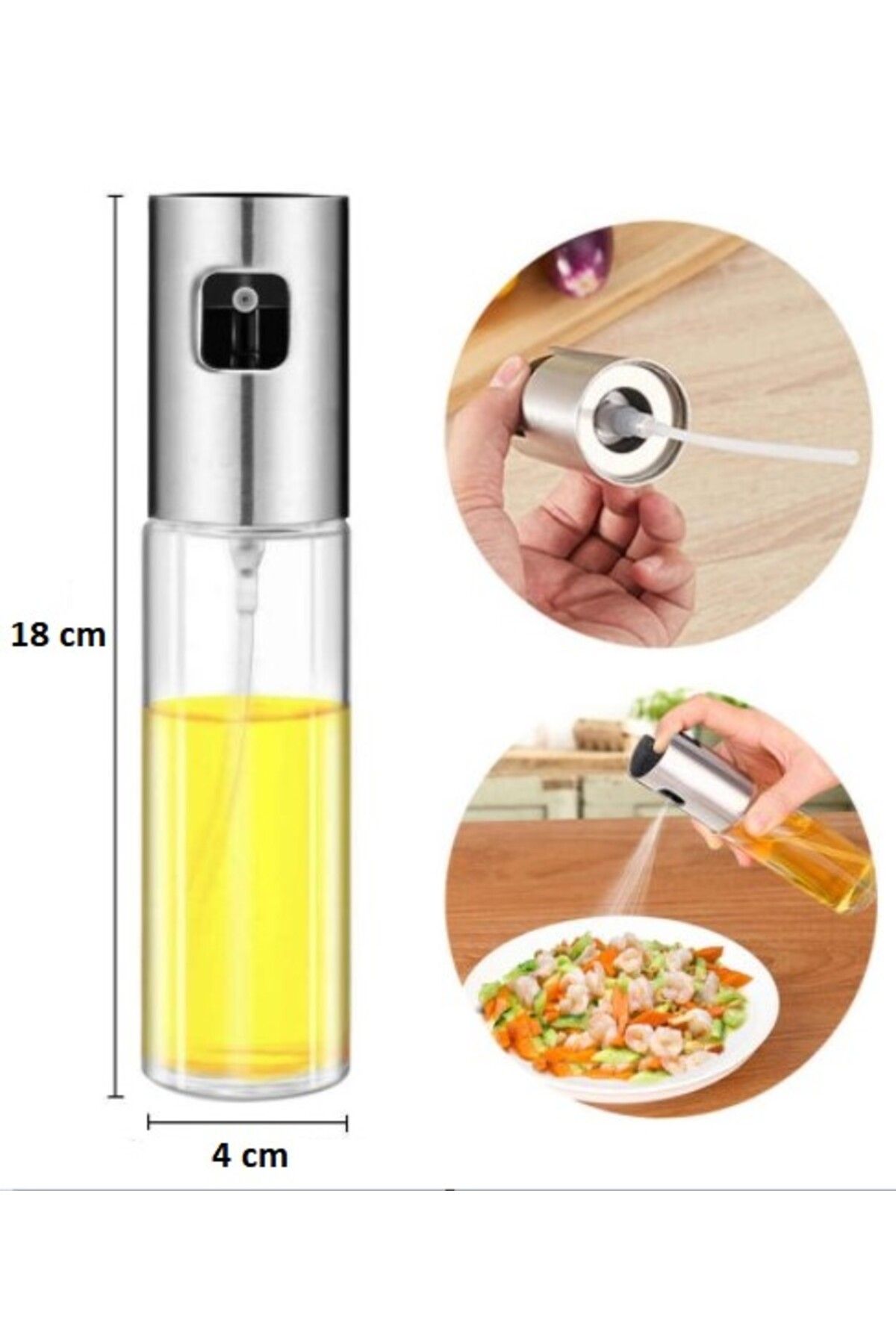 Seçkin Trend 100 ml Çok Amaçlı Spreyli Cam Şişe