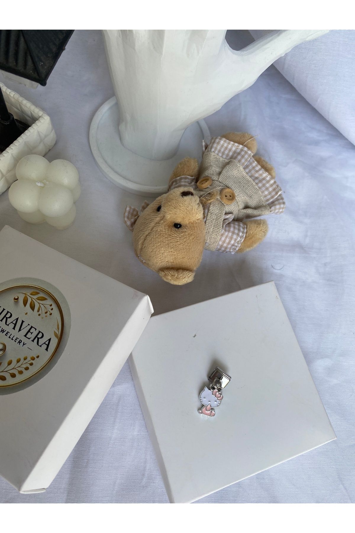Miravera Jewellery Çelik İtalyan Bileklik Charmı