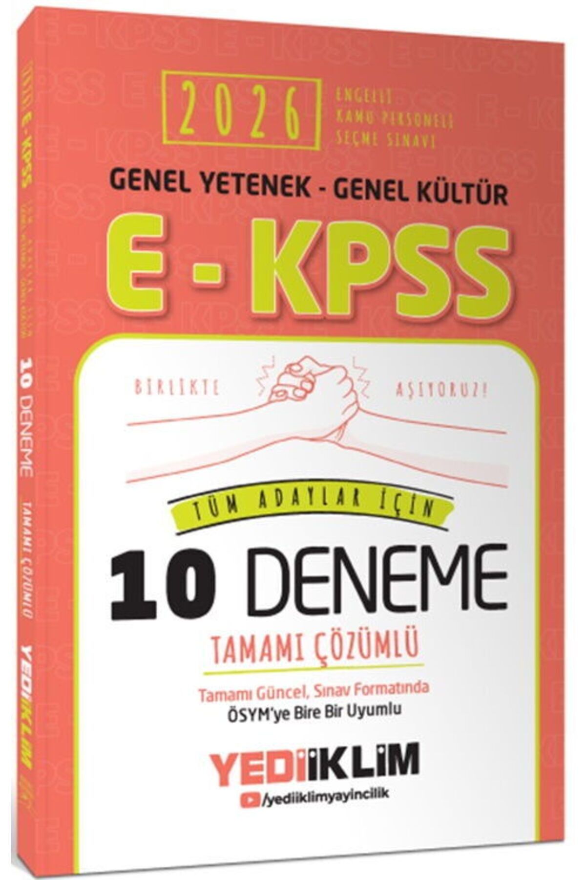 Yediiklim Yayınları Yediiklim Yayınları 2026 E KPSS Genel Yetenek Genel Kültür Tüm Adaylar İçin Tamamı Çözümlü 10 Denem