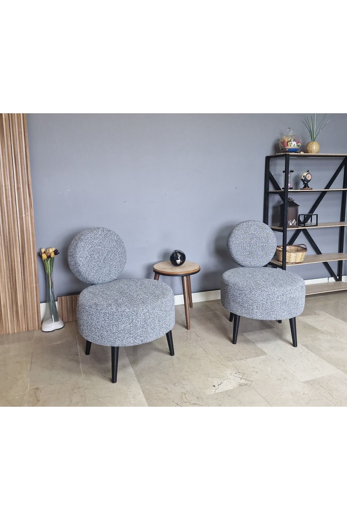 WATERYBROOK DÜNYA 2 Adet Koltuk Seti Berjer - Bekleme Salonu- Tekli Koltuk - Cafe - Balkon - Ofis Mobilyası