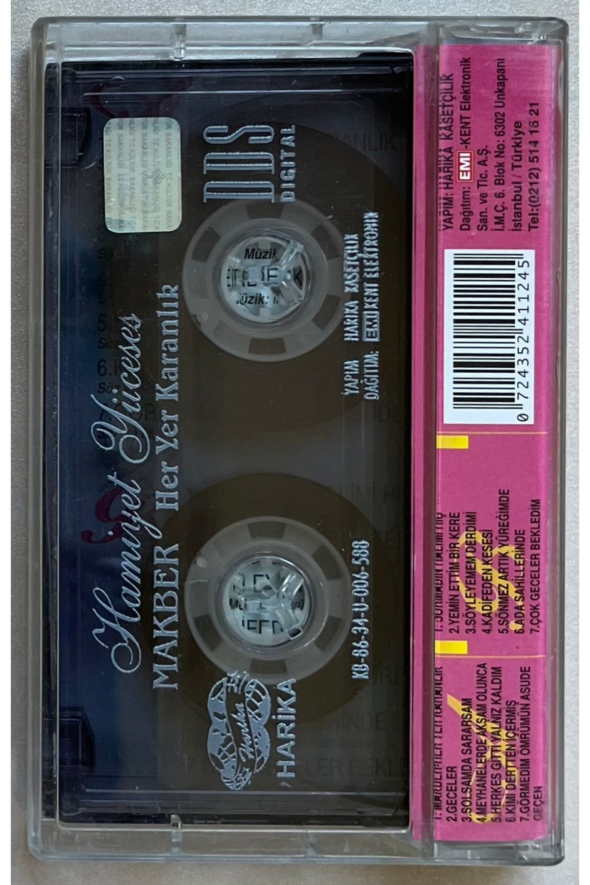 Plakevi İzmir-Hamiyet Yüceses Makber All over Dark Tape (Original Semester Edition Tape) 2