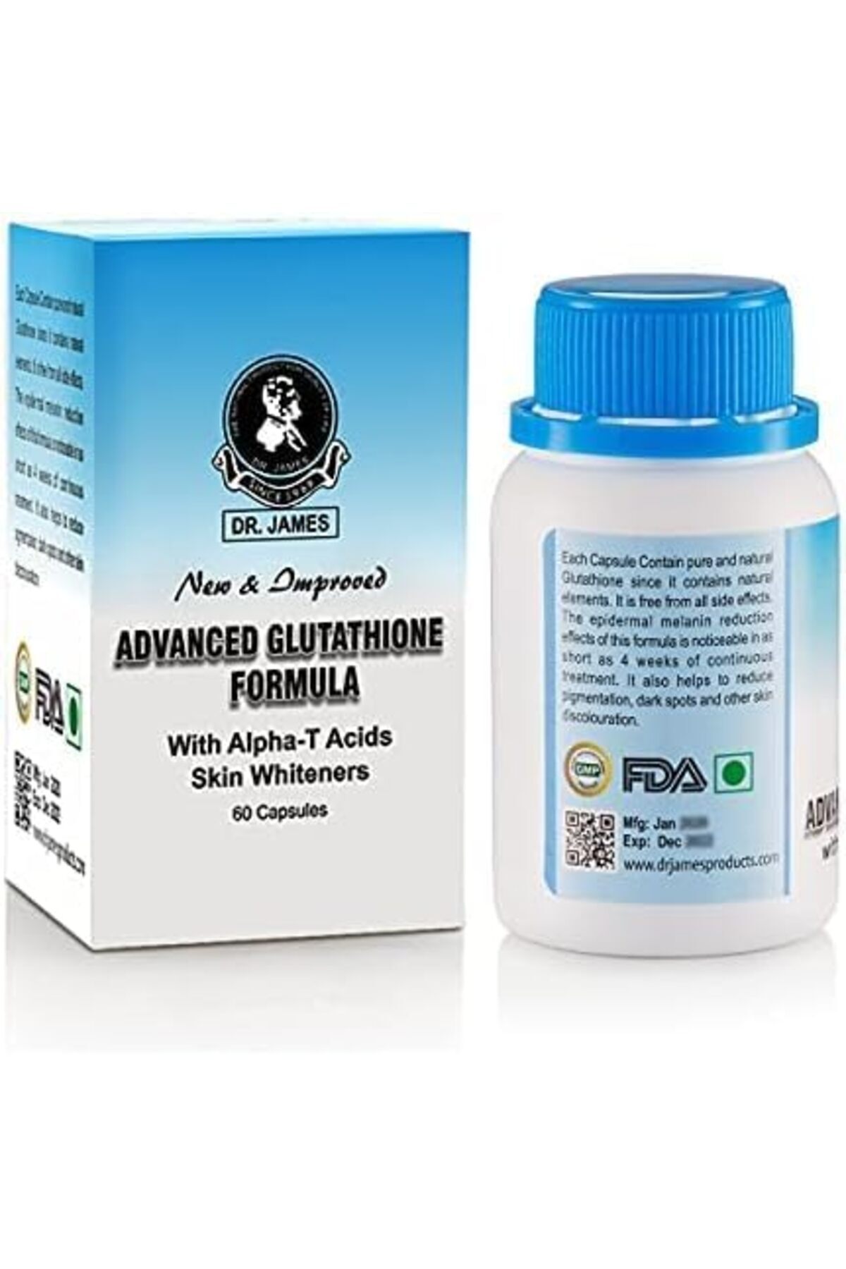 Dr. James Dr James Glutathione 1000gm Capsules- Trendyol