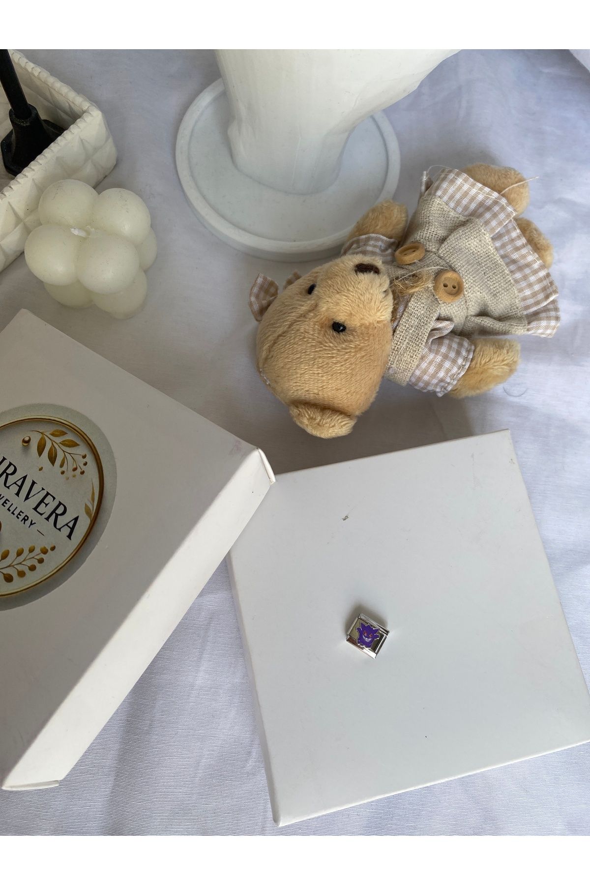 Miravera Jewellery Pokemon Serisi Çelik İtalyan Bileklik Charmı