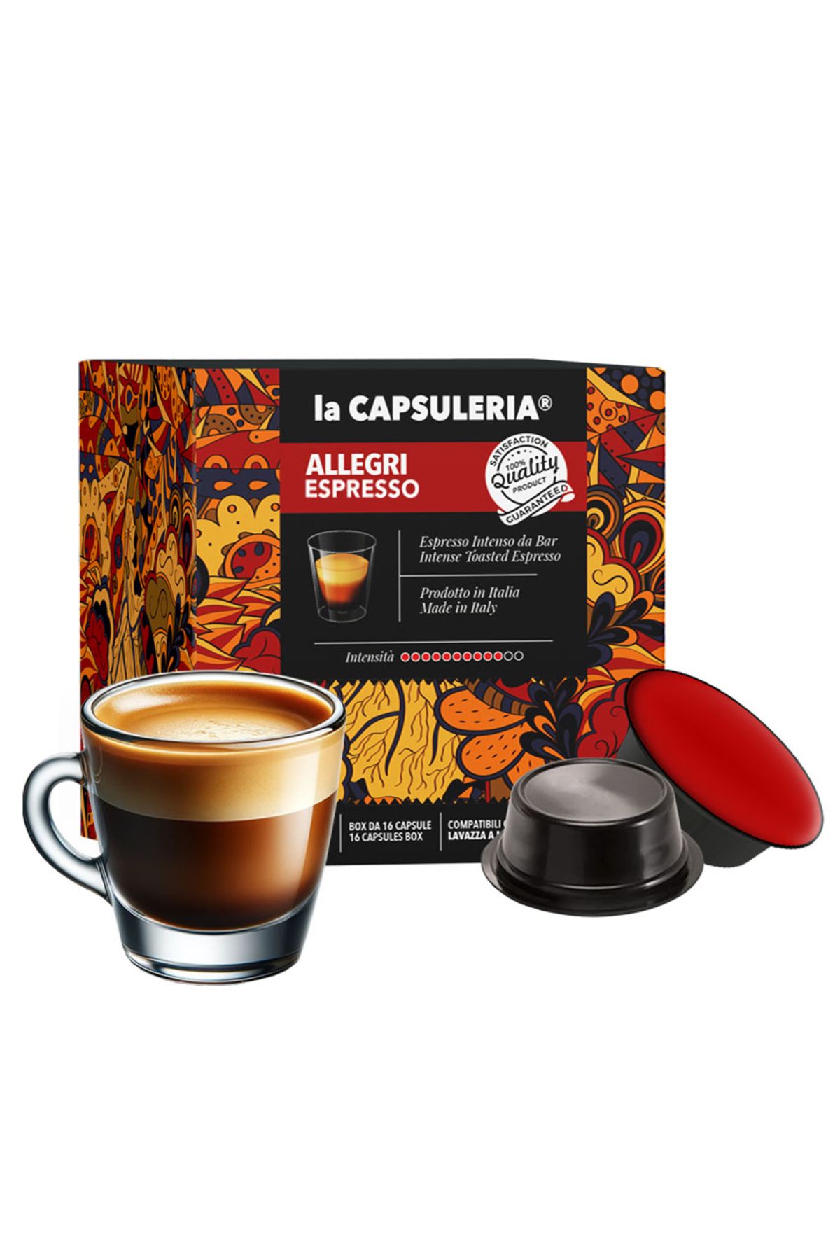 La Capsuleria Cafea Allegri Mio, 16 Capsule Compatibile Lavazza * A Modo Mio *, - One Size