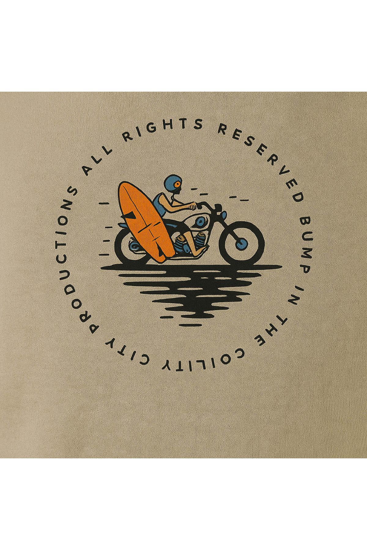 trender-Tricou fără mâneci pentru bărbați Stone Print Motocicletă 3