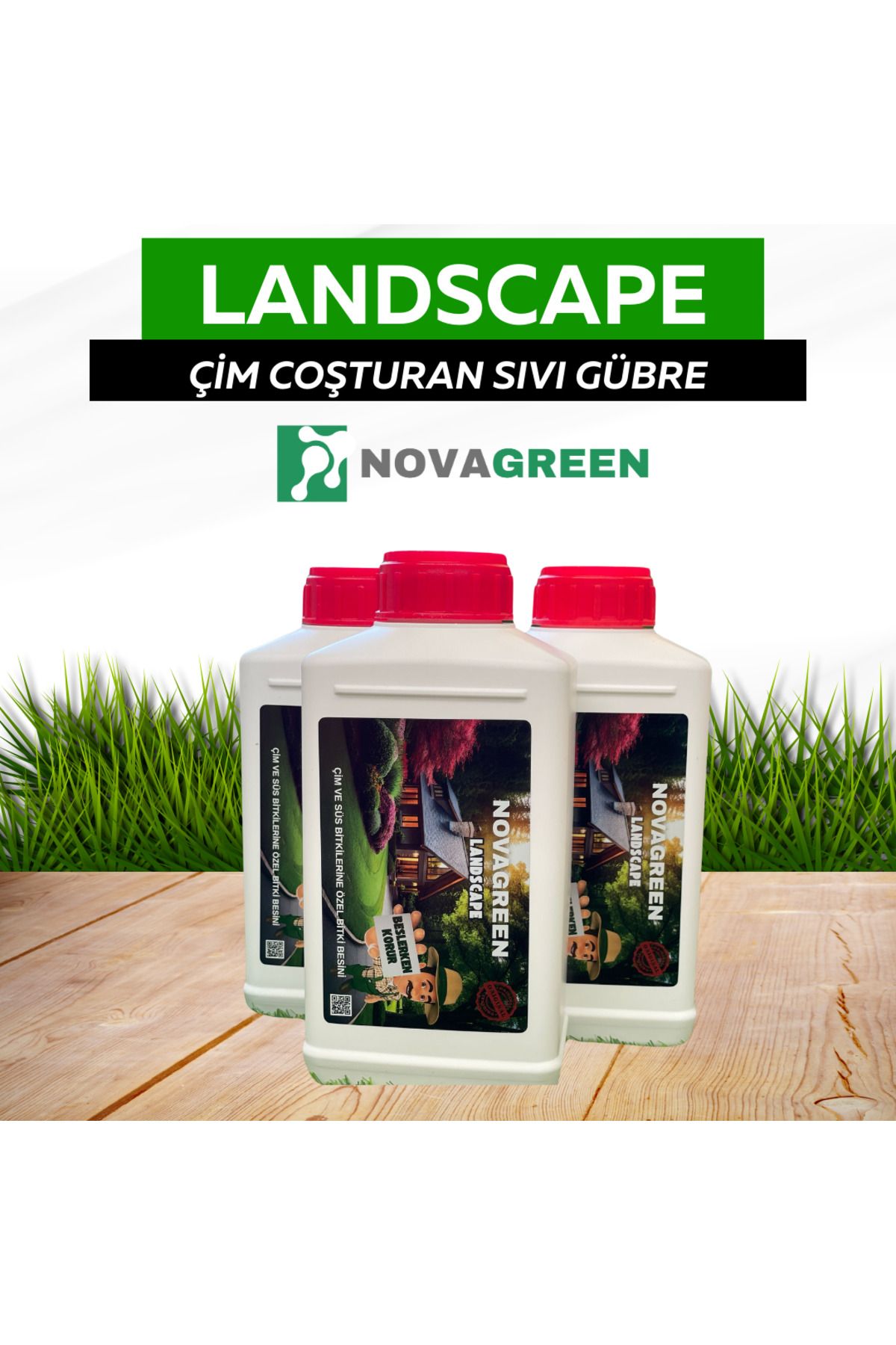Novagreen Çim Coşturan, Bitki besini 1 lt Sıvı gübre