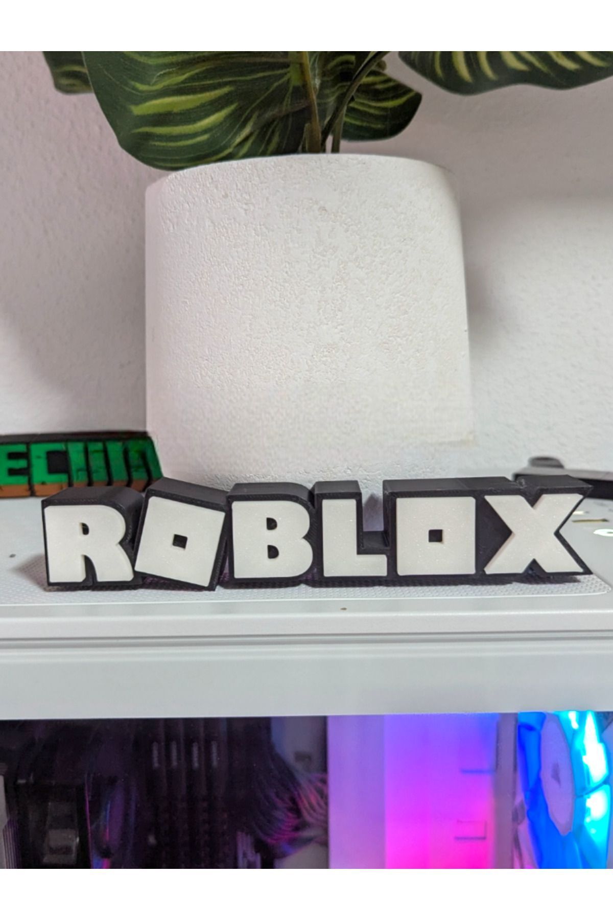 teknotrust Roblox - 3 Boyutlu Tabela - 20cm x 4cm x 1.5cm