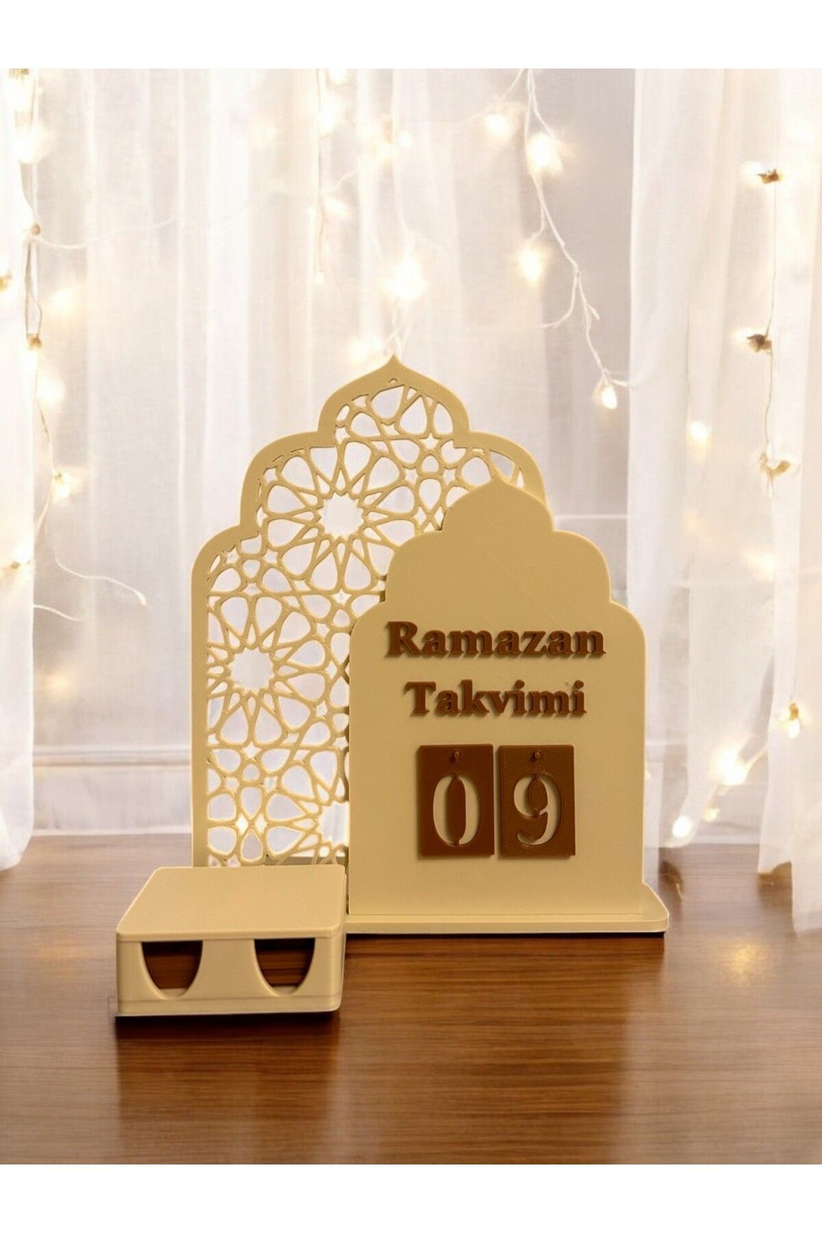 teknotrust Ramazan Takvimi - Standlı & Mumluklu Countdown Ramadan Days