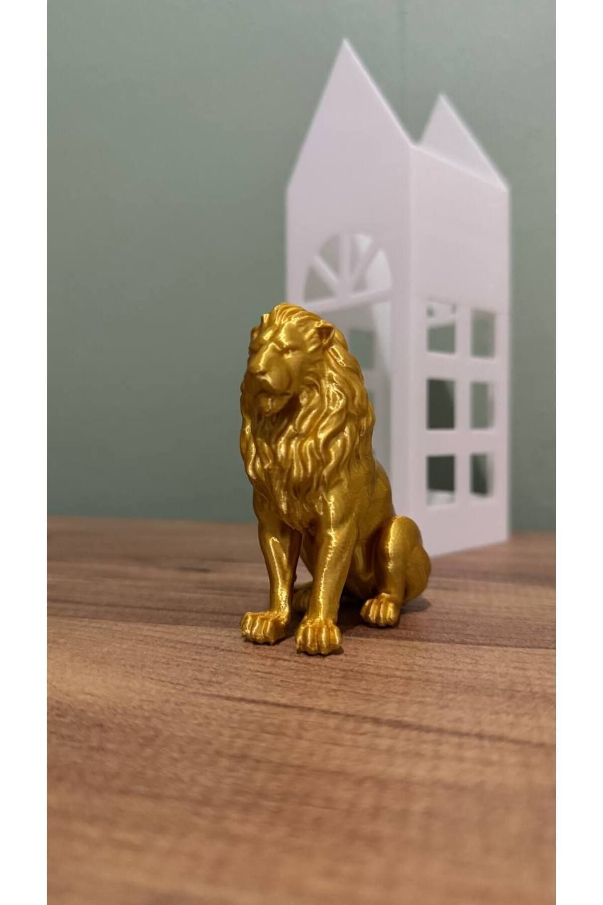 teknotrust 3d baskılı Aslan biblo
