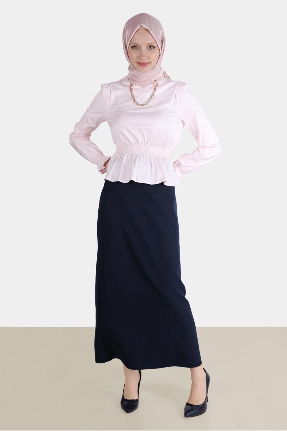 بلوز کمر و سرآستین 42762 Alvina