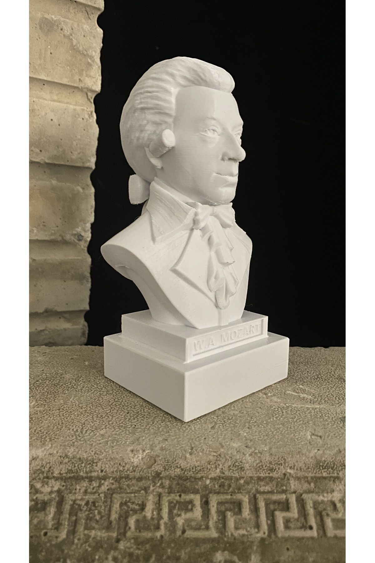 teknotrust Wolfgang Amadeus Mozart Büstü Dekoratif Obje Bestekâr Mozart Biblo