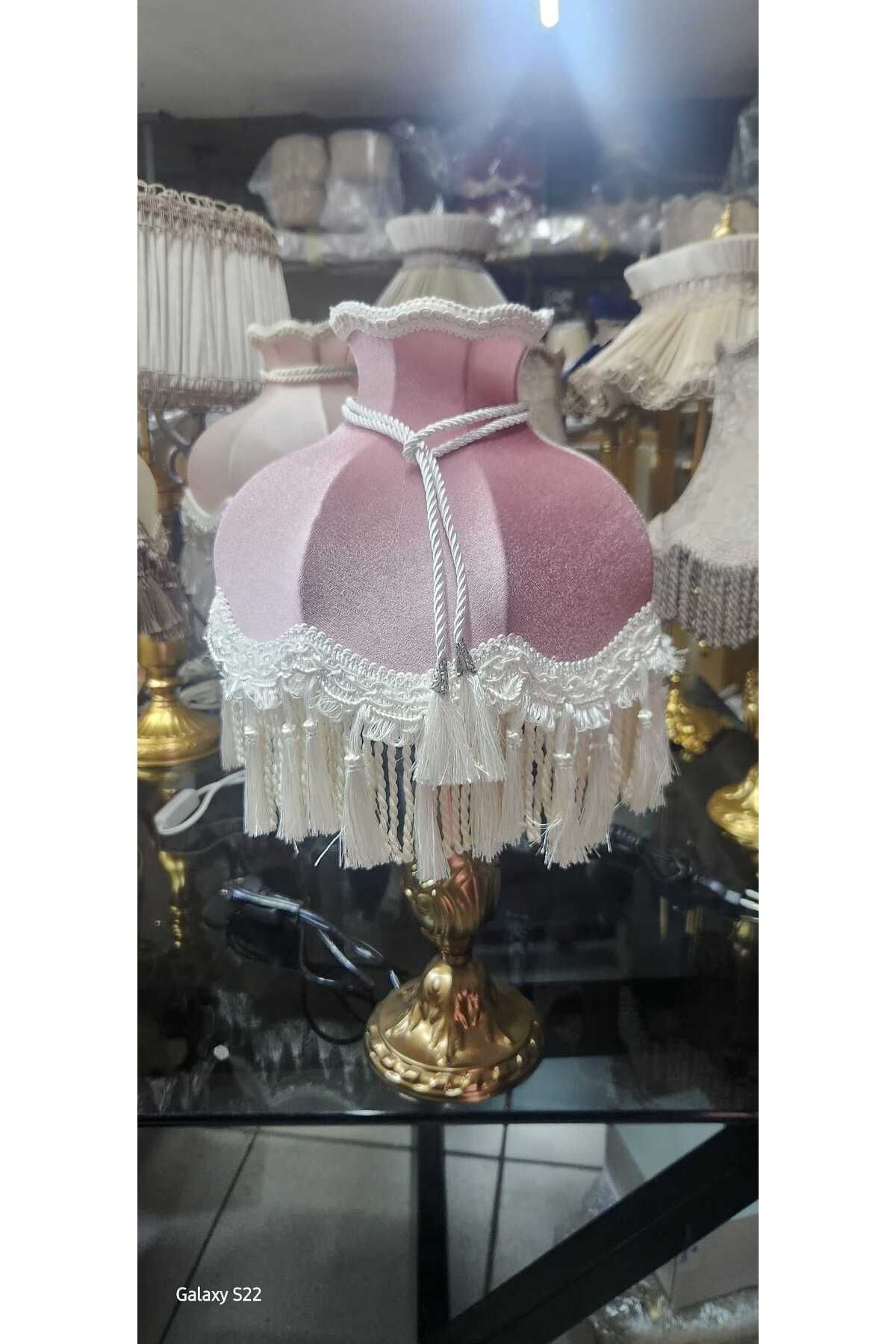 teknotrust Klasik Abajur Bronz Ayak 51cm.