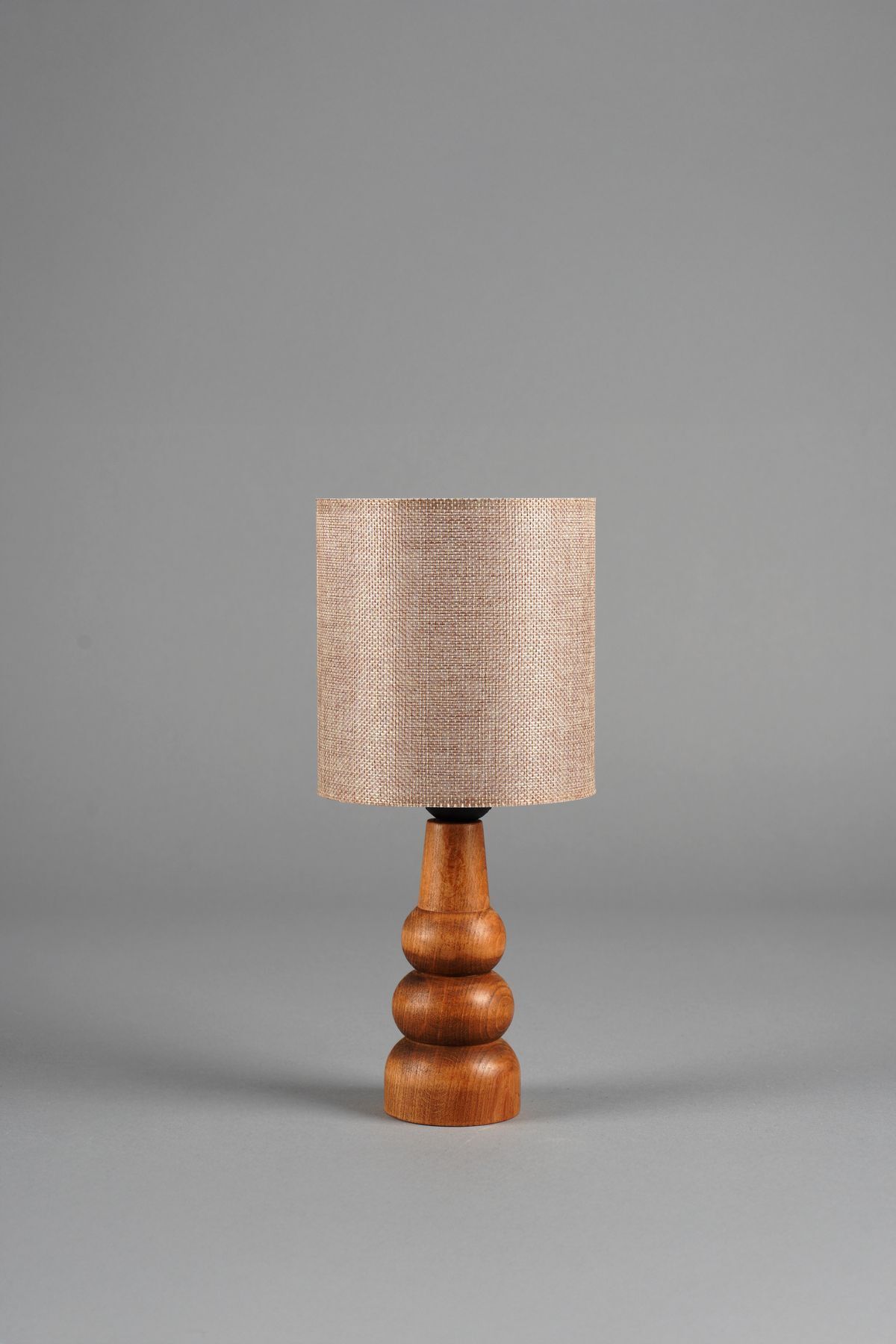 teknotrust Avela Ahşap Abajur Naturel-Jüt (14x14x32 cm)
