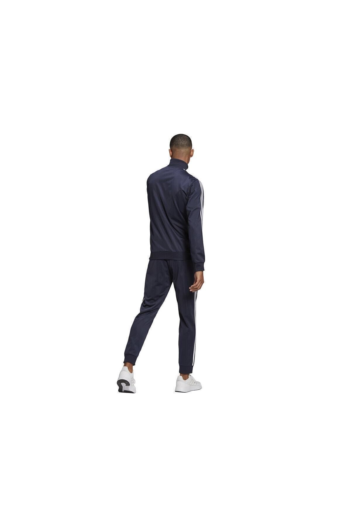 ست گرمکن آبی مردانه لباس ورزشی روزانه GK9658 سرمه ای adidas
