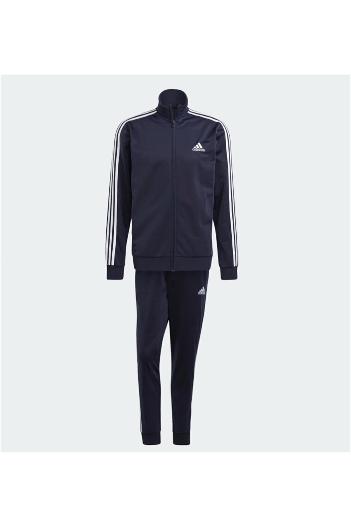 adidas-طقم بدلة رياضية يومية للرجال M 3s Tr Tt Ts Gk9658 4
