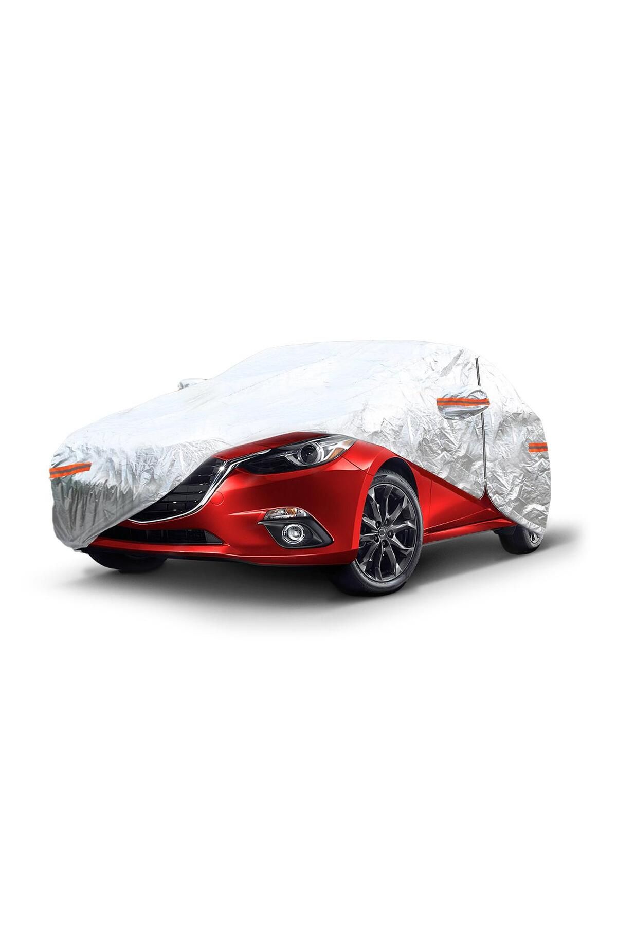 A ŞAMİOĞLU Prelata Auto, Culoare Argintie, Dimensiune L (480 X 180 X 120cm) - One Size