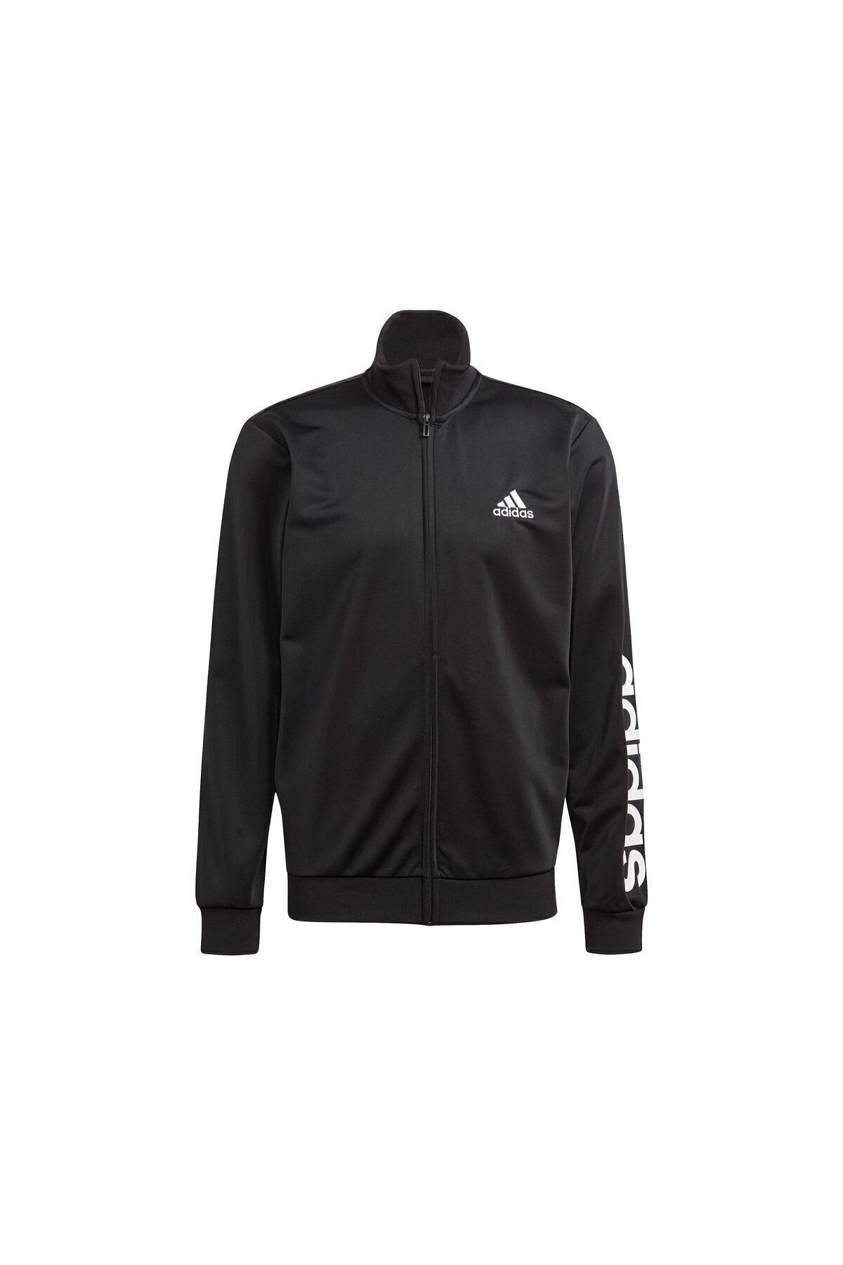 ست گرمکن مشکی مردانه لباس ورزشی یونیسکس برش راحت مناسب برای استفاده روزانه و ورزش adidas