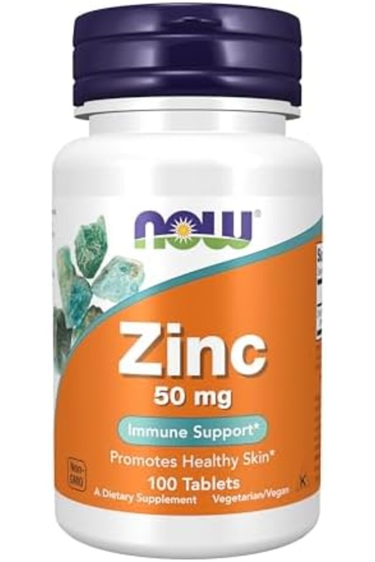 Now-Foods Supplements, Zinc (Zinc Gluconate) 50 mg, Supports Enzyme Functions*, Immune Support*, 100 2