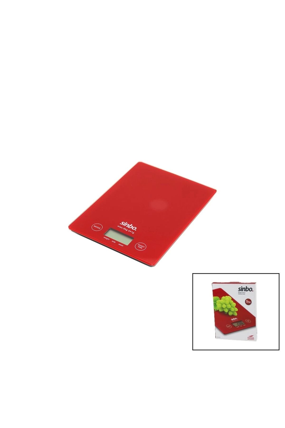 TİMİON Cam Mutfak Tartısı Terazi Lcd Ekran 5kg/1gr Pilli=cr2032 Gr/oz/ml/ıb Ölçüm Sks-4519 (4172)