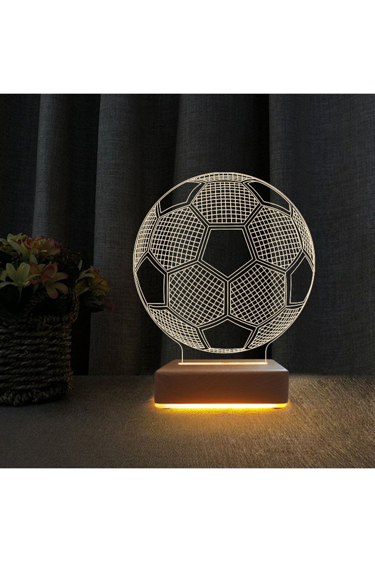 teknotrust Hediyelik Futbol Gece Lambası