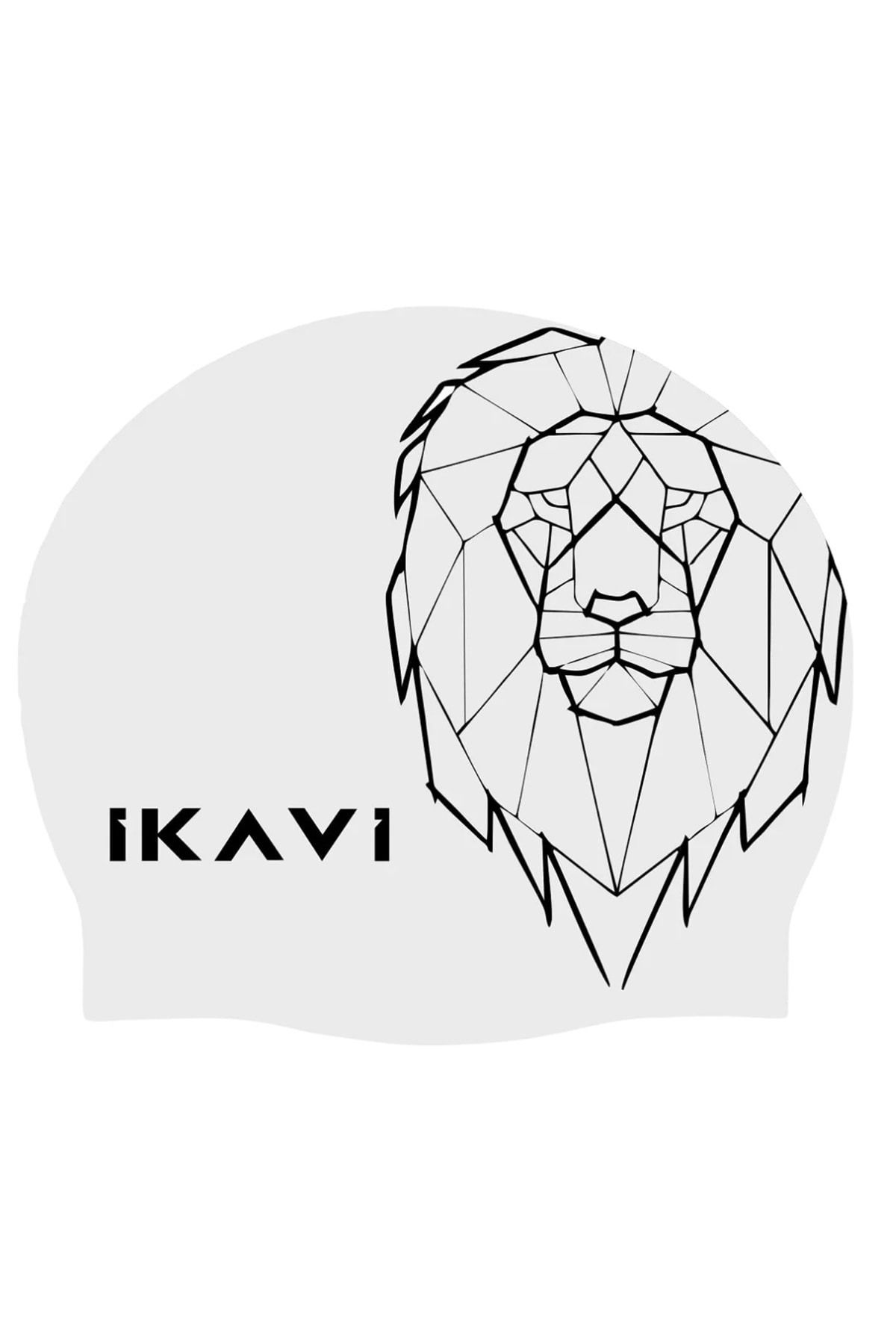 İKAVİ İKAVİ Önden Silüet Aslan Baskılı Silikon Bone