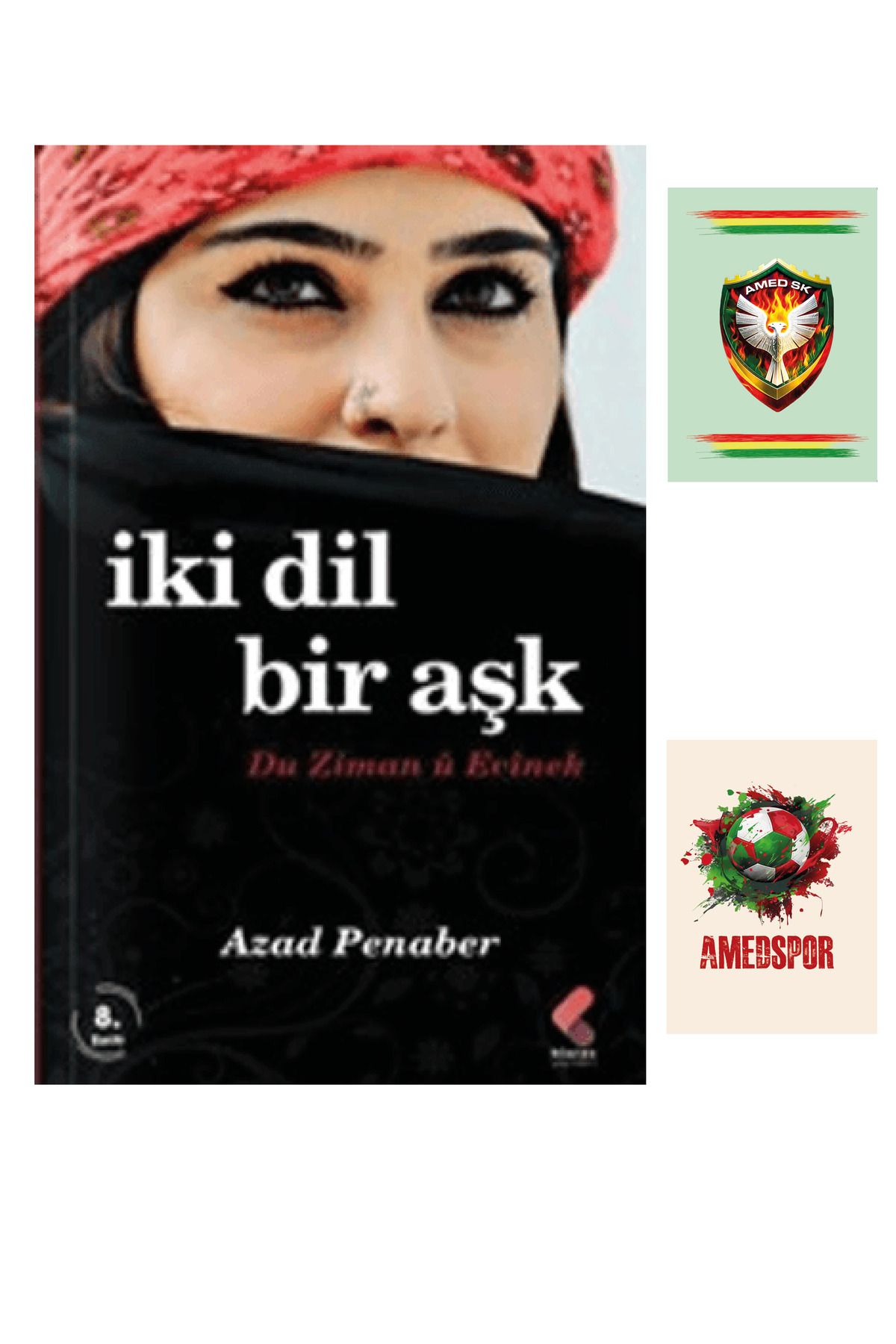 Dara Yayınları İki Dil Bir Aşk - Azad Penaber - Amedspor Not Defterli (2 NOT DEFTERLİ)