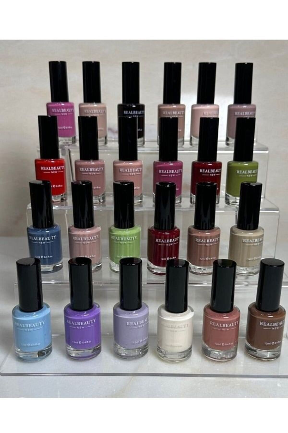 real beauty-24-piece nail polish set, multi-color, quick-drying, distinctive colors 2