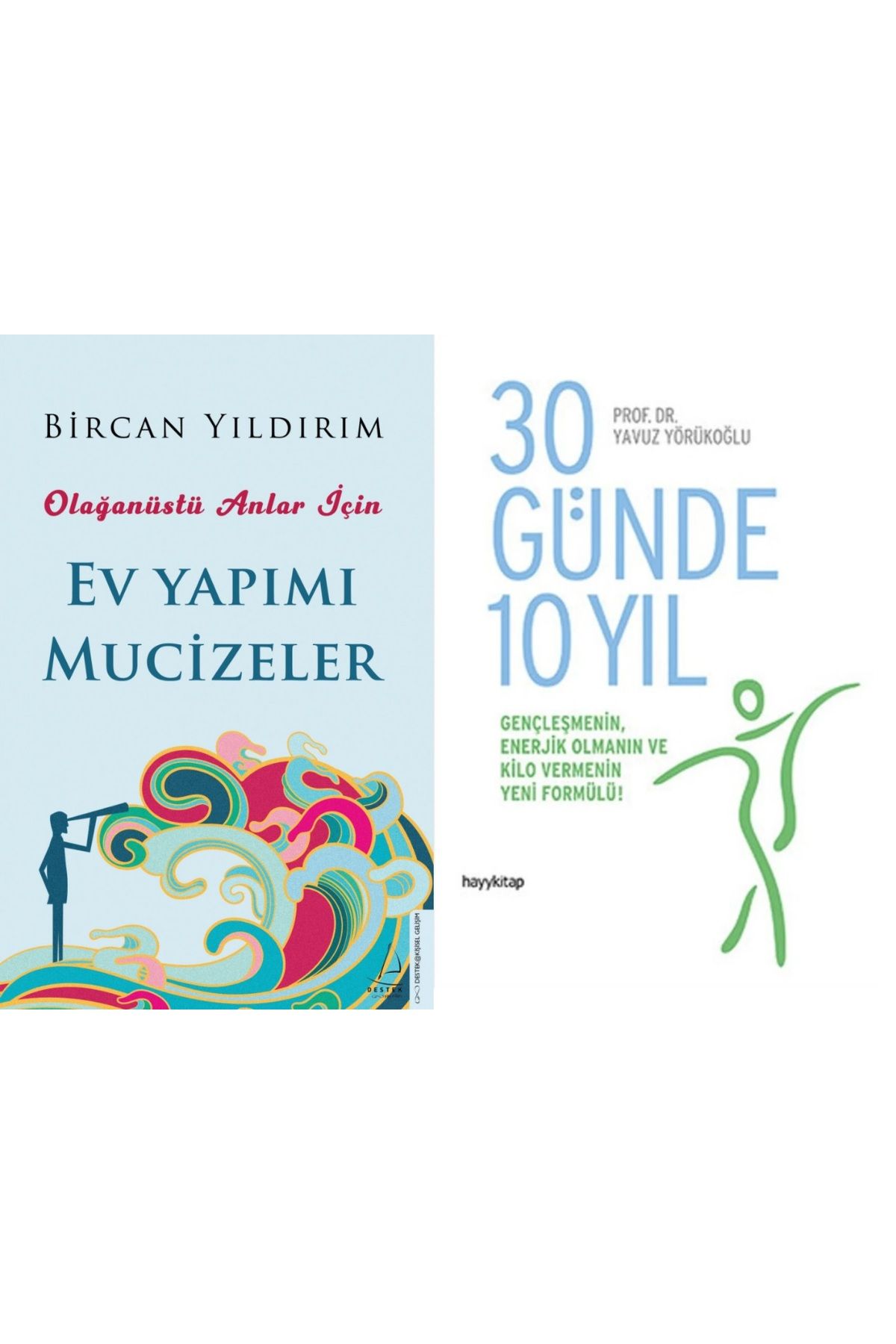 Destek Yayınları 30 Günde 10 Yıl + Olağanüstü Anlar İçin Ev Yapımı Mucizeler 2 Kitap Set
