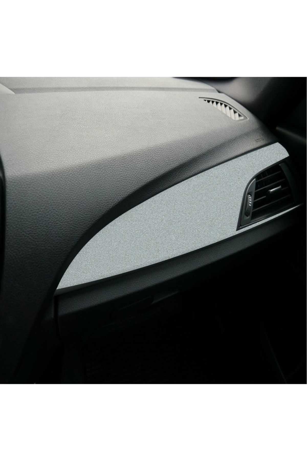 Avex Folie Auto, Model Catifelat Gri, 100 X 45 Cm - One Size