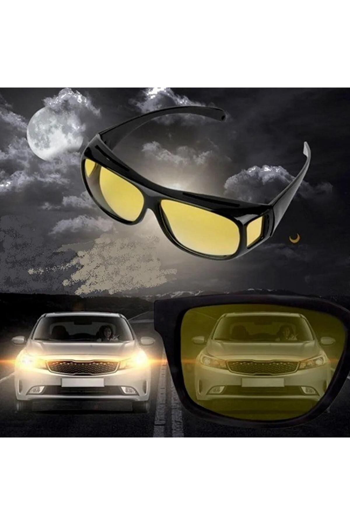 Avex Set De 2 Perechi De Ochelari De Conducere Hd Vision Pentru Zi, Noapte Sau Ceata - One Size