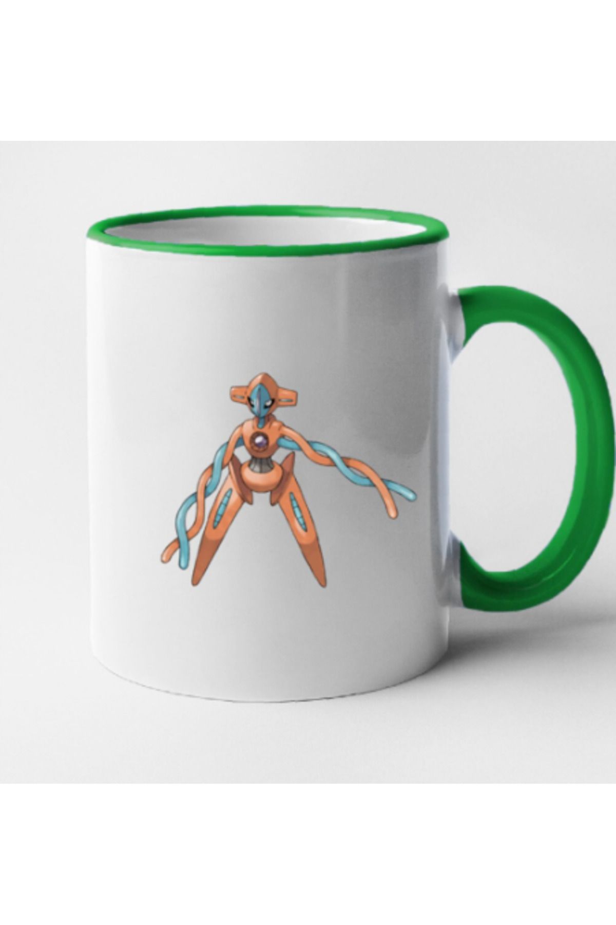 OEM-Copperajah personalized green handle mug, INOVATIX®. 330ml 1