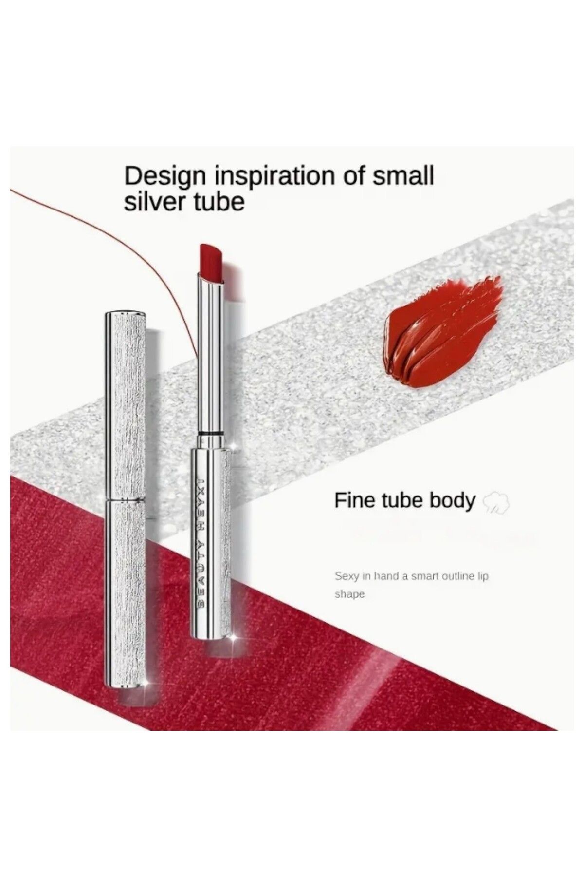 SOSYETEZGAHI Mat ruj, yapışkan olmayan, uzun süre kalıcı, suya dayanıklı, hafif Ruj Lipstick Ruj
