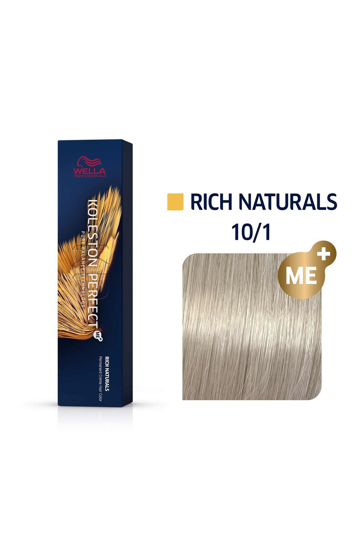 Wella Professionals Vopsea Permanenta Wella Professionals Koleston Perfect Me+ 10/1 - Blond Luminos Cenusiu , 60ml Unisex - Mărime unică