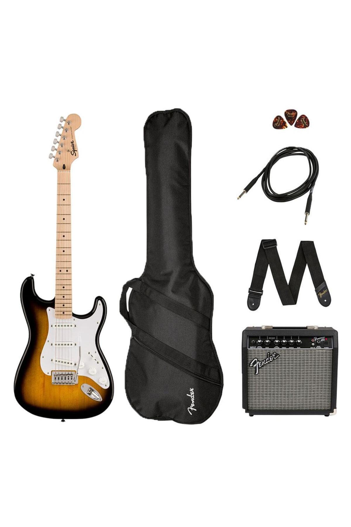 Genel Markalar Squier Sonic Stratocaster 2 Ton Sunburst Frontman