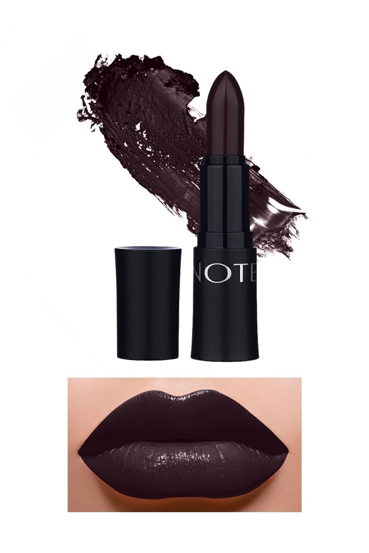 NOTE Mattemoist Lipstick Ruj Mat 308 Brand – Violet Închis - One Size