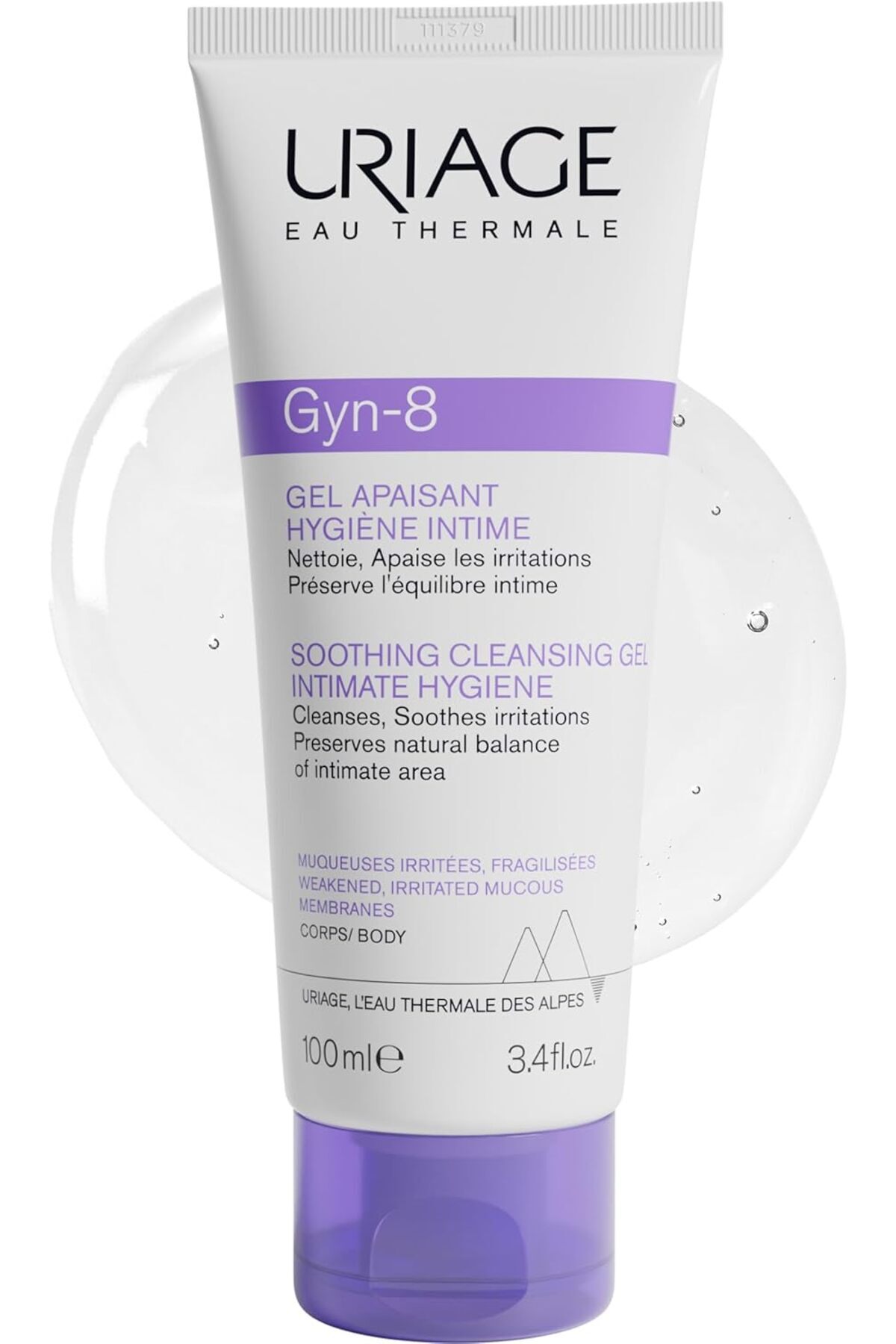 Uriage-Gyn-8 Soothing Intimate Wash Gel, 100ml 1