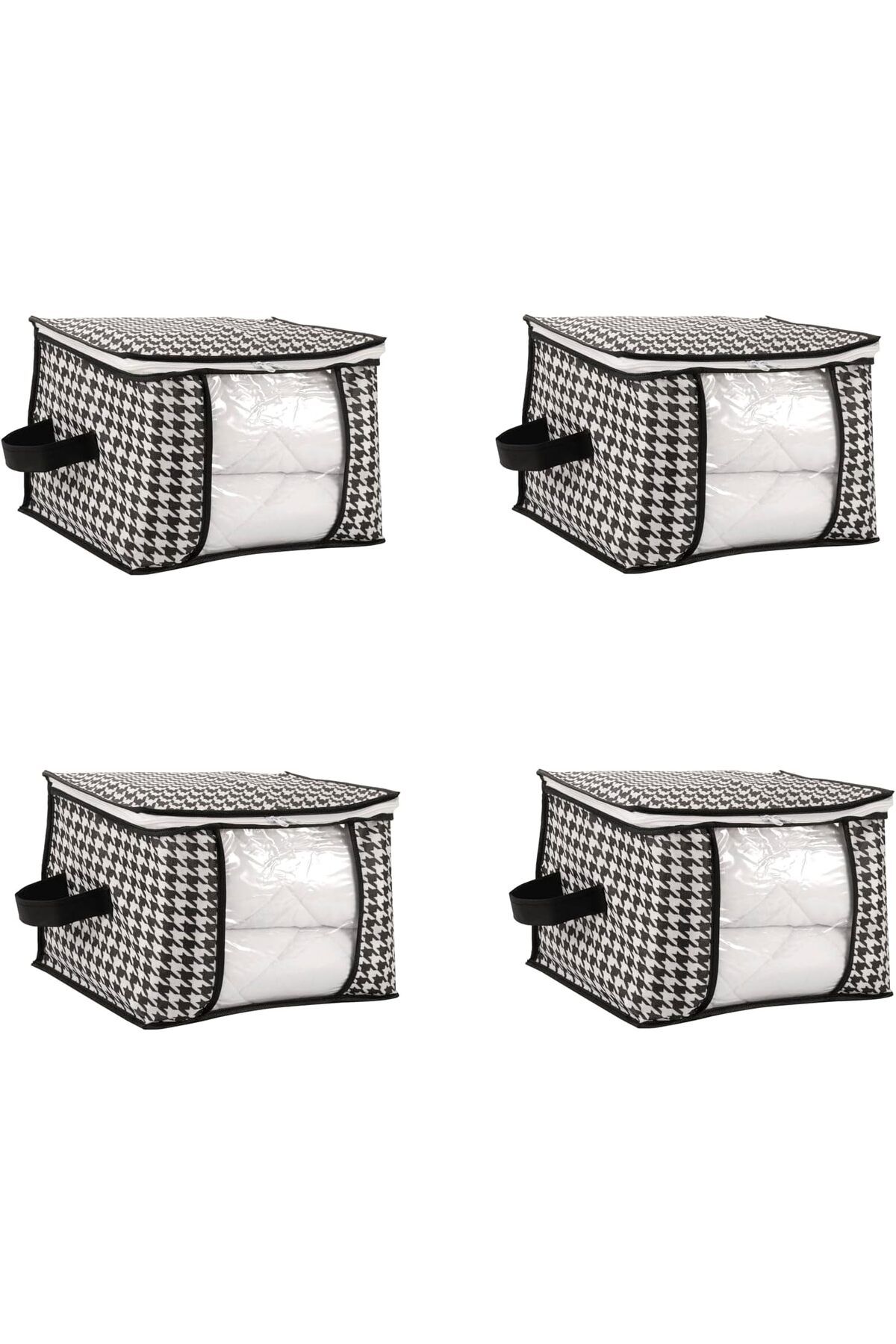 KDROĞLU KDROGLU Adet Lüks Pencereli Çok Amaçlı Dolap Düzenleyici Hurç Çorap Hurcu 34 x 22 x 22 cm (Si