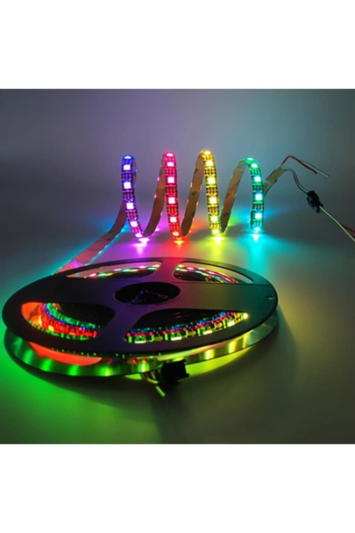 ÇAĞUR Dark CT-4545 Şerit LED, 3 Çipli, 60 LED İç Mekan RGB Yenii 1099594