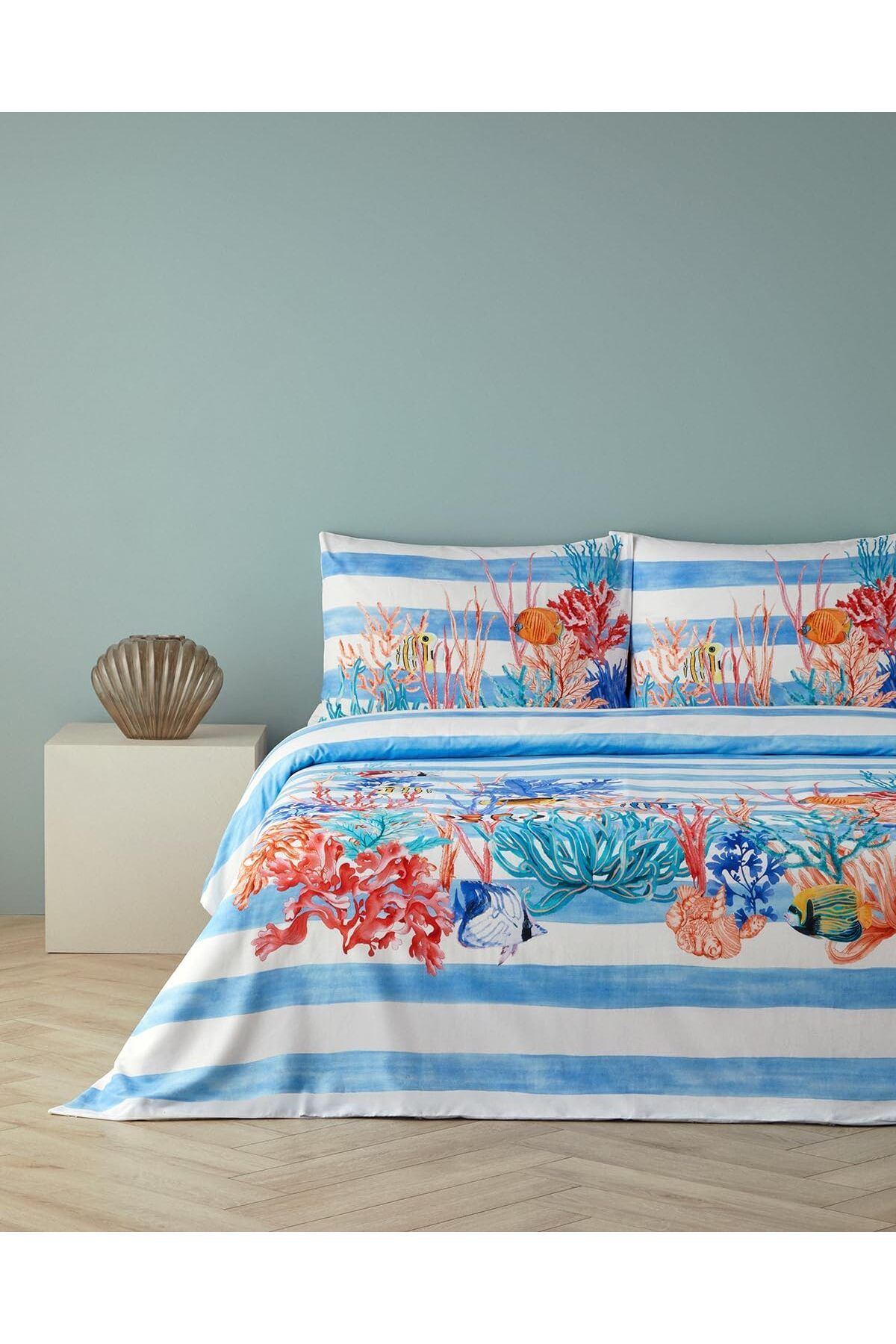 KDROĞLU plamystical Home Deep King Size Nevresim Seti Mavi newing 1139529