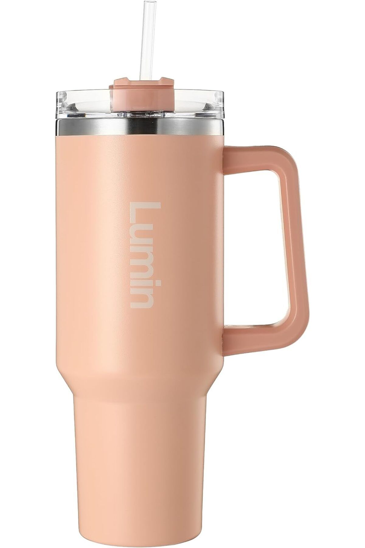 ÇAĞUR Flask Quencher Tumbler 1,18 Litre Termos Bardak Soft Pink