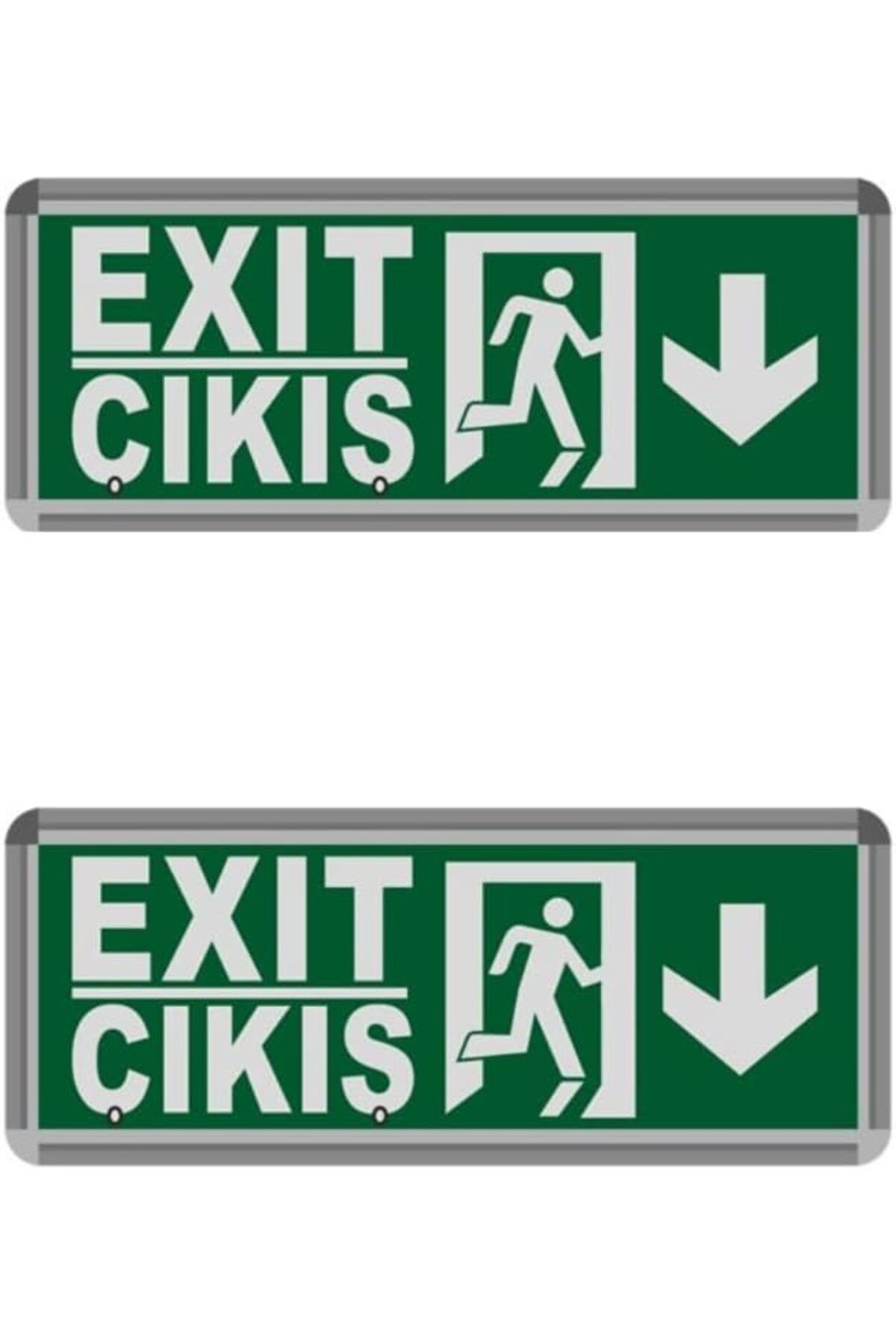 ÇAĞUR çağur Opto 3w Çıkış-Exit Led Armatür - 2 Adet (Aşağı) HS 4601 YENİ 1109945