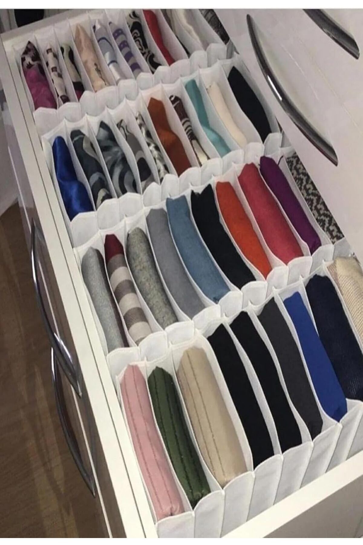 KDROĞLU KDROGLU L Boy Beyaz Çekmece Içi Düzenleyicisi organizer 8 GÖZLÜ New Desing 1109836