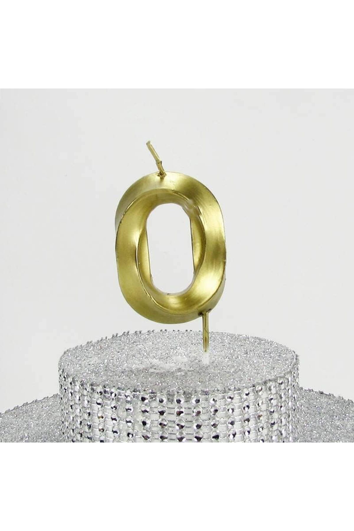 DERİK htsp VİTRİNİ 0 Sıfır Rakamlı Gold (Altın) Mum 6.5 Cm şmd al 1122015