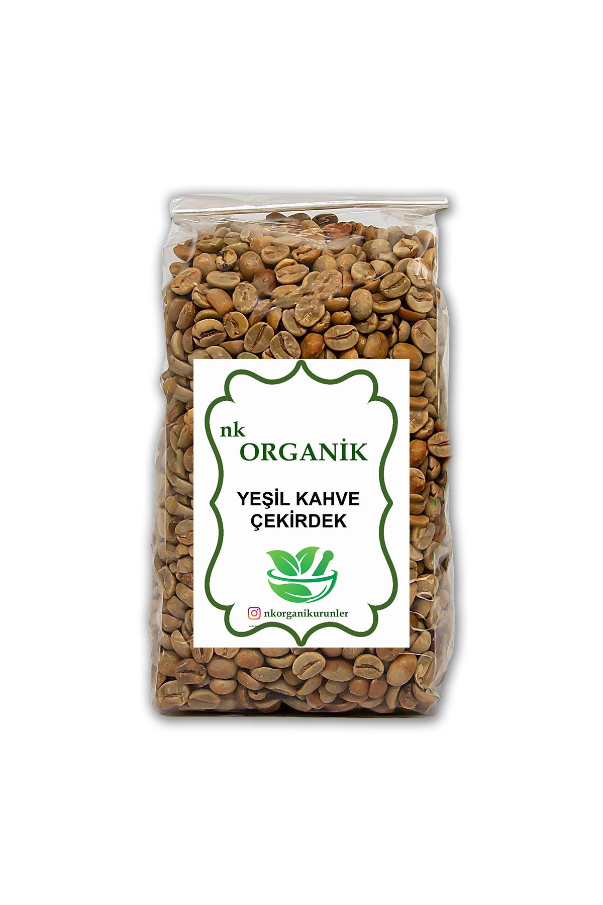 nk organik Yeşil Çiğ kahve 50gr