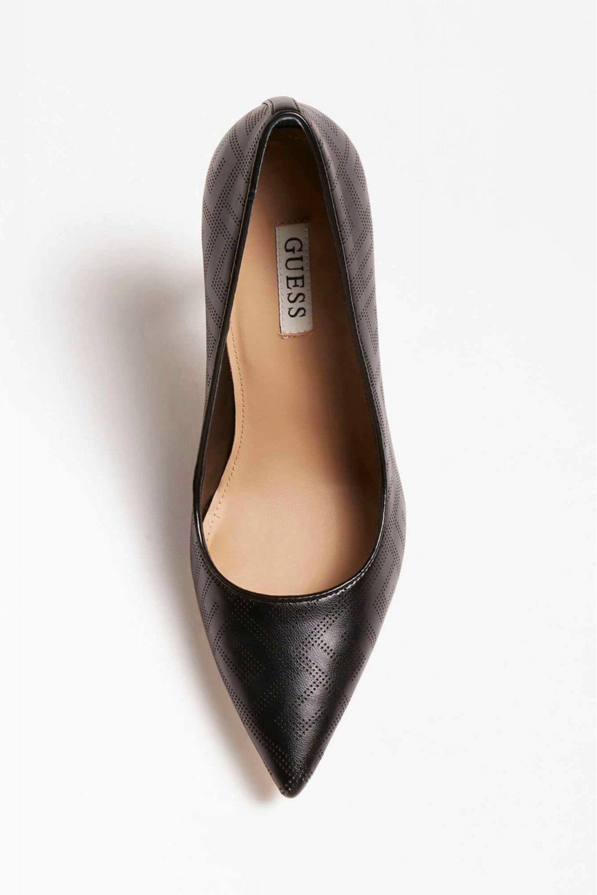 Guess-Guess shoes with perforated logo and pointed toe 3