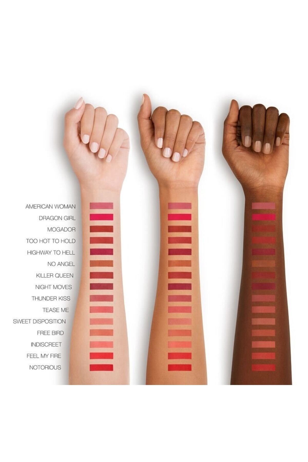 Nars-133 Too Hot to Hold Syrup Red Ultra Intense Matte Textured Powermatte Lipstick Lipstick 1.5 Gr 6