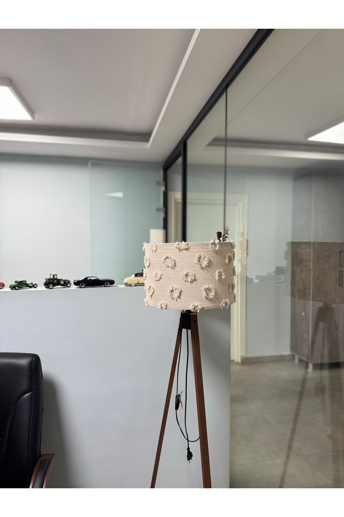 teknotrust Ponpon kumaş Lambader başlığı