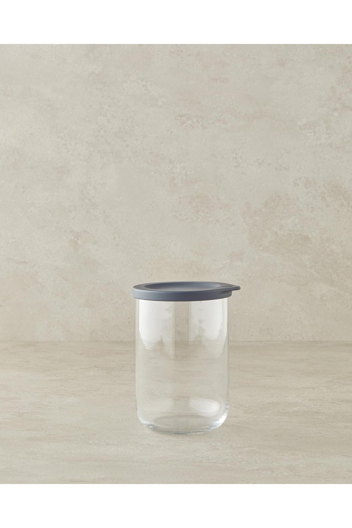 KDROĞLU KDROGLU Home Fresh Safe Cam Kavanoz Gri New Desing 1109836